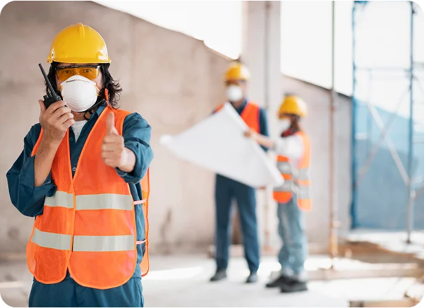 What technologies power modern construction security systems?