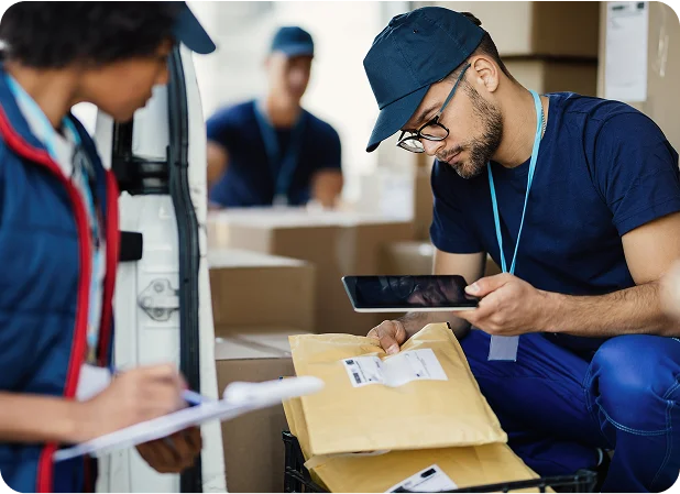 What technologies power security logistics systems?